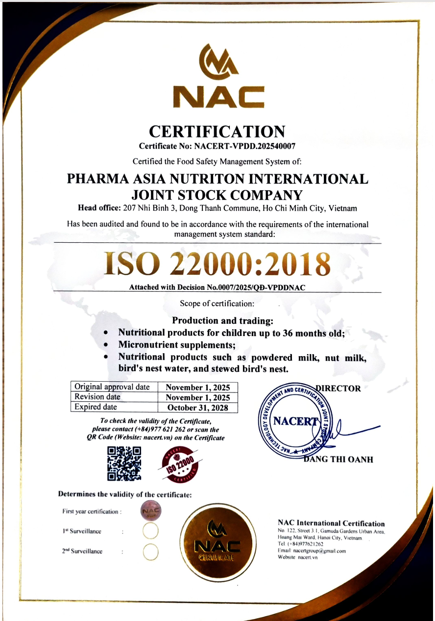 Chứng nhận ISO